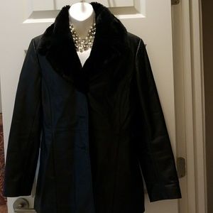 Leather jacket/coat